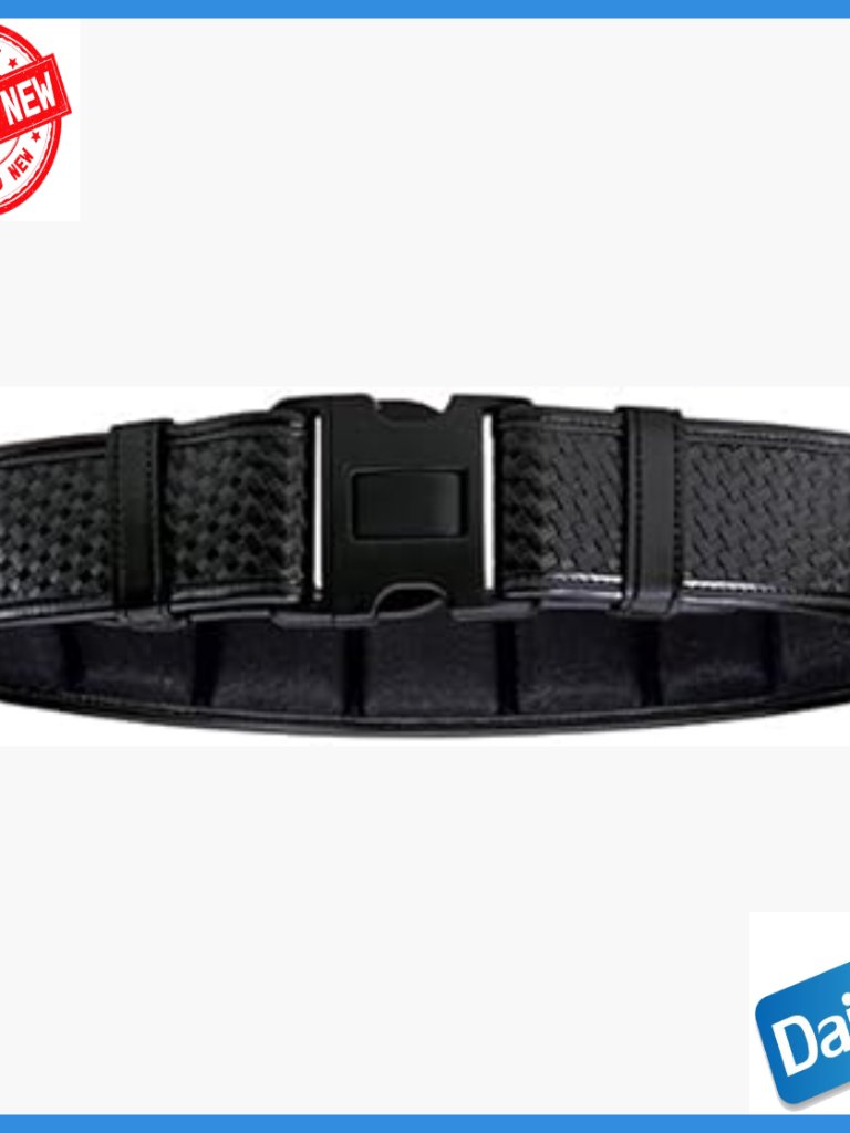 Men's Duty Belt With Tri-Release Buckle, 2.25 Inch Width, Ergonomic Support